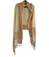 Cream Diamante Shawl