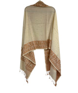 Cream Diamante Shawl